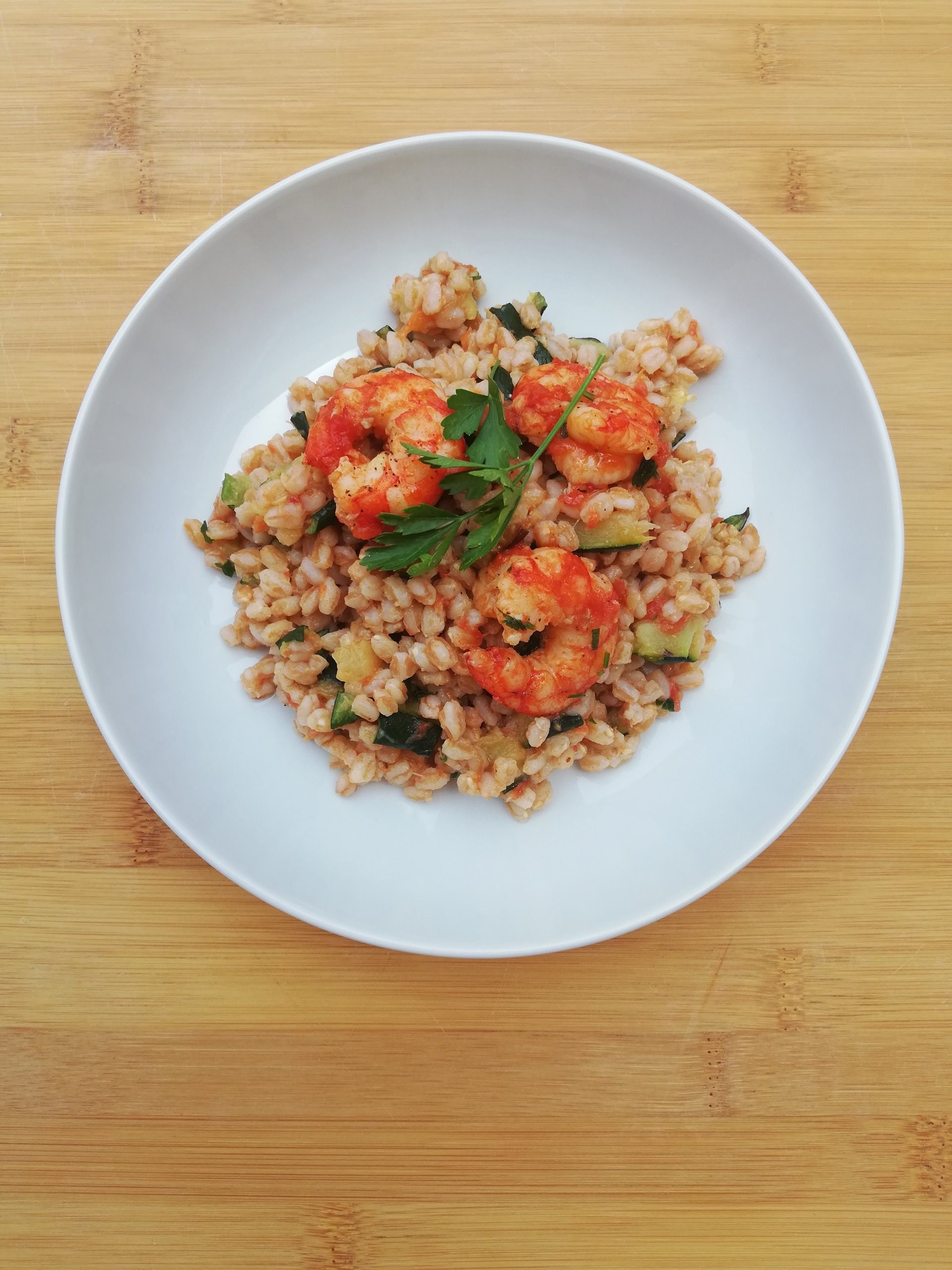 Farro e gamberi - Serena Sciara