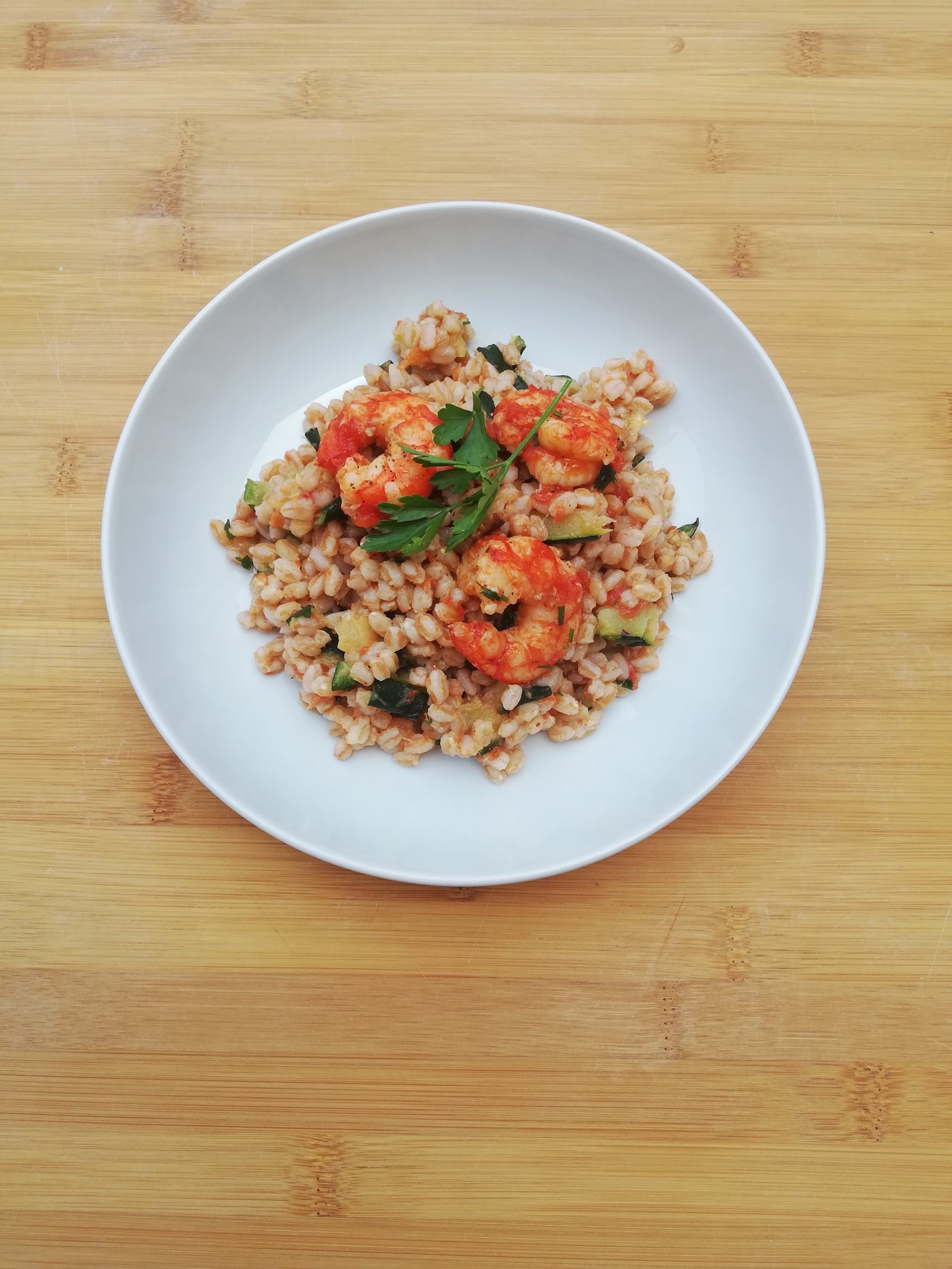Farro e gamberi - Serena Sciara