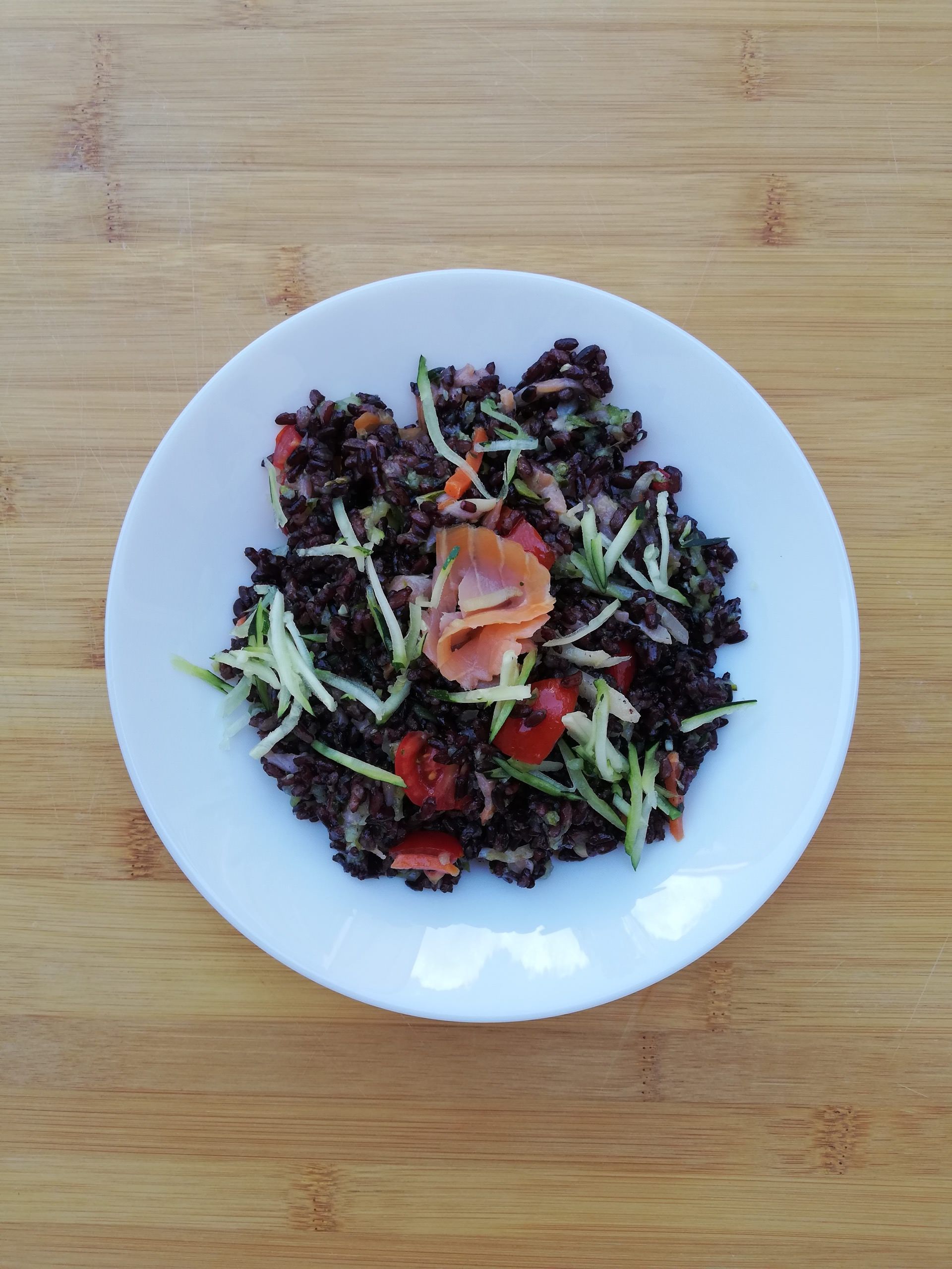 Riso Venere e Salmone affumicato - Serena Sciara
